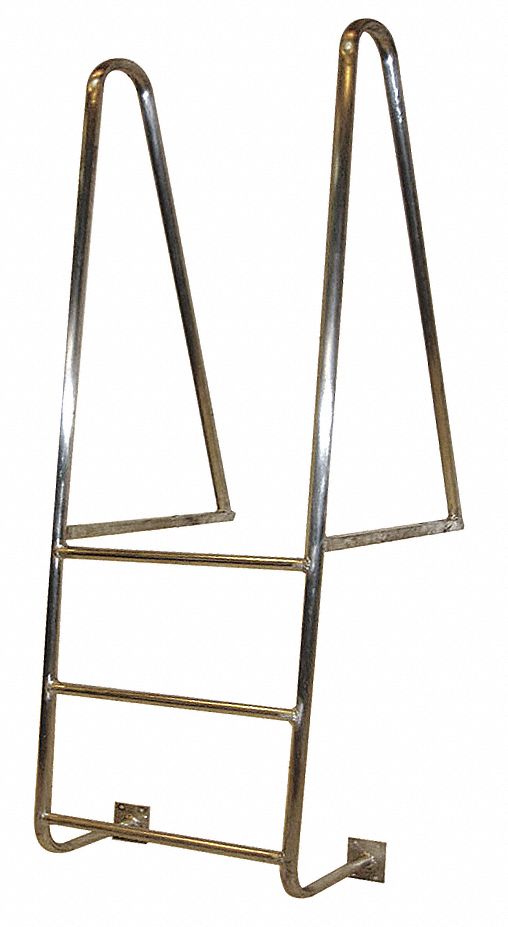 Walk-Thru Dock Ladder 5 Steps 96 In
