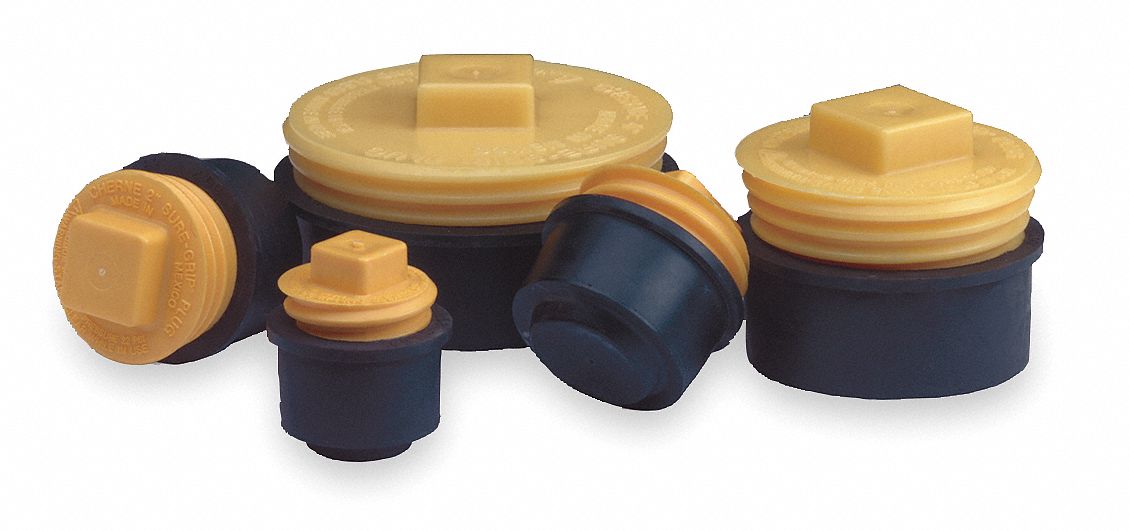 Pipe Plug Raised Square 2.5 H 1 1/2 Pipe