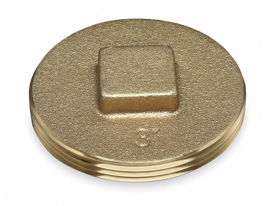 Cleanout Plug 1 1/2 Brass 10 psi