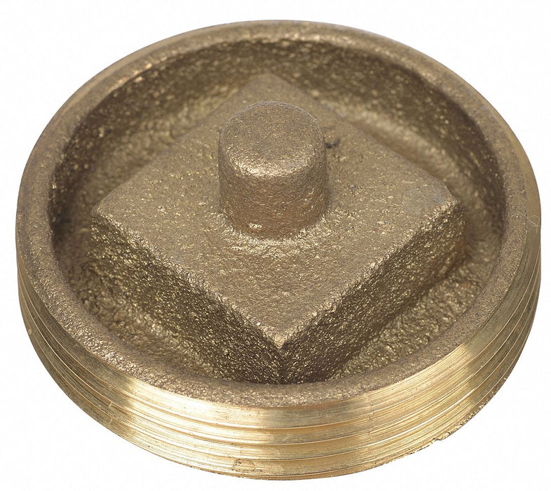 Cleanout Plug 4 Brass