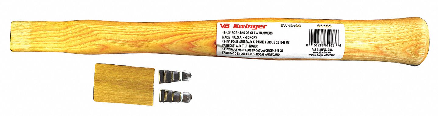 Nail Hammer Handle 13 In Hickory
