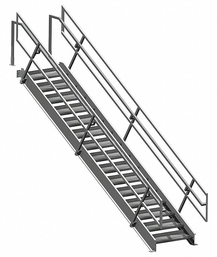 Mezz Stair Unit 144 x 117 11/16 x45 in