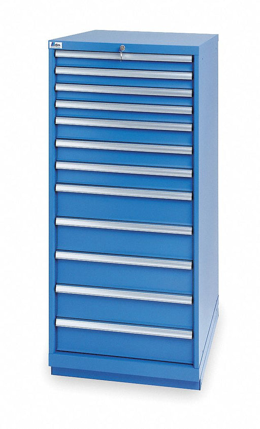Mod Drwr Cab 59-1/2 H 12 Drwr Brght Blue