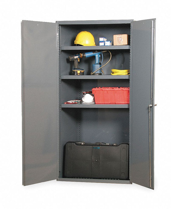 Storage Cabinet 72 x36 x24 Gray 3Shlv