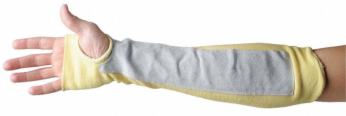 Knit Sleeve Yellow L Kevlar