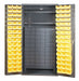 K4938 Bin Cabinet Gray 72 x36 x24 156YllwBns