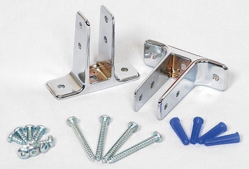 Urinal Screen Bracket Zinc Bright