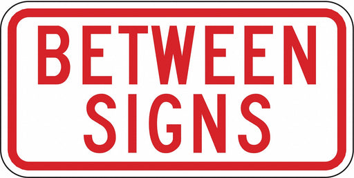 Between Signs Parking Sign 6 x 12 