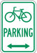 Bicycle Parking Sign 18 x 12 