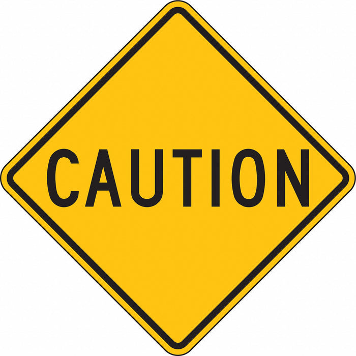 Traffic Sign 24 in x 24 in Yellow