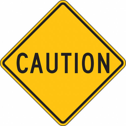 Traffic Sign 24 in x 24 in Yellow