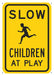 Traffic Sign 18 in x 24 in Yellow