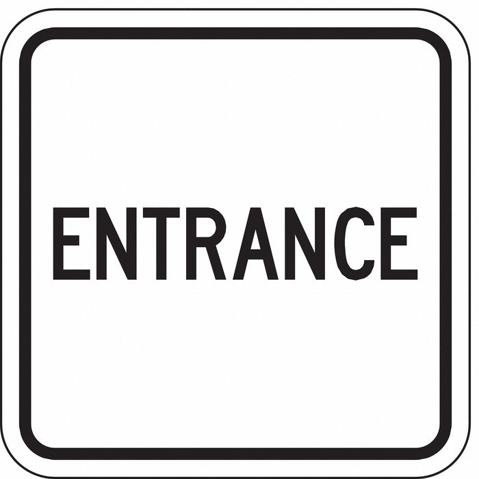 Entrance Parking Sign 18 x 18 