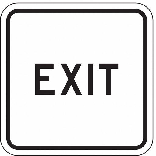 Exit Parking Sign 18 x 18 