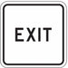 Exit Parking Sign 18 x 18 