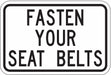Traffic Sign 12 in x 18 in White