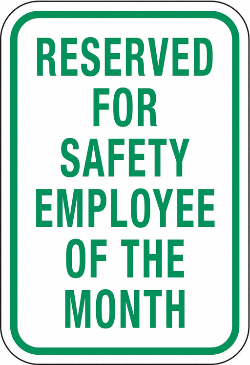 Employee Parking Sign 18 x 12 
