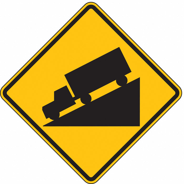 Traffic Sign 24 in x 24 in Yellow
