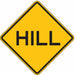 Traffic Sign 24 in x 24 in Yellow