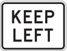 Traffic Sign 18 in x 24 in White