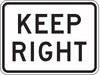 Traffic Sign 18 in x 24 in White