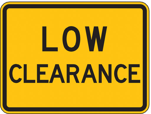 Traffic Sign 18 in x 24 in Yellow