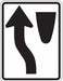 Traffic Sign 24 in x 18 in White