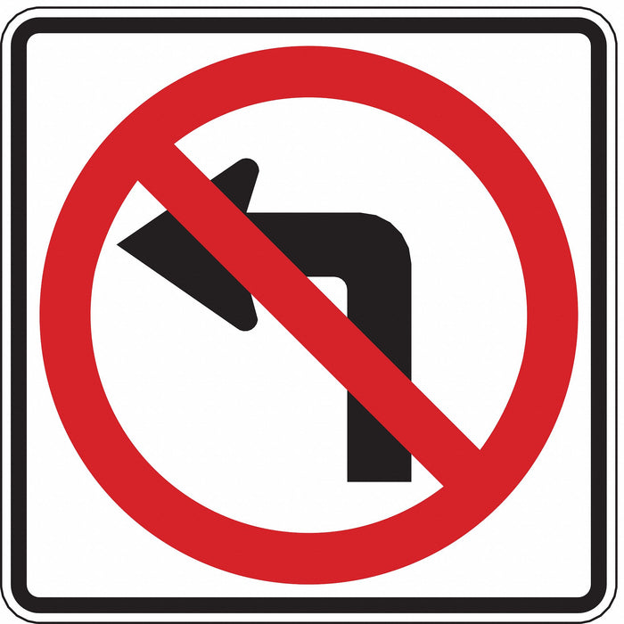 Traffic Sign 24 in x 24 in White