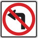 Traffic Sign 24 in x 24 in White