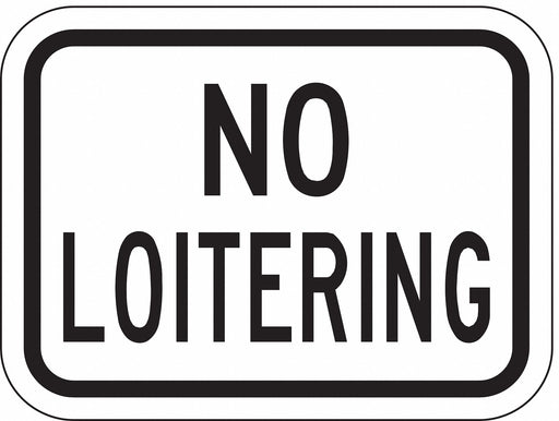 Traffic Sign 9 in x 12 in Aluminum