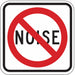 Traffic Sign 18 in x 18 in White