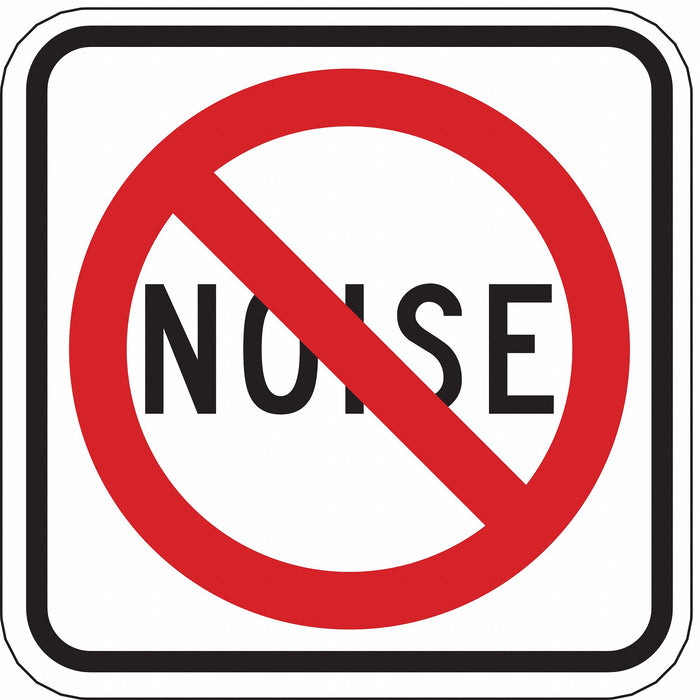 Traffic Sign 18 in x 18 in White