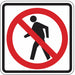 Traffic Sign 24 in x 24 in White