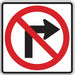 Traffic Sign 24 in x 24 in White