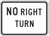 Traffic Sign 18 in x 24 in White