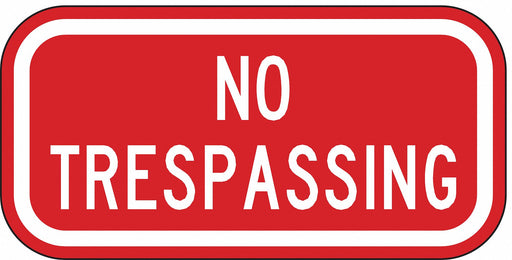 Traffic Sign 6 in x 12 in Aluminum