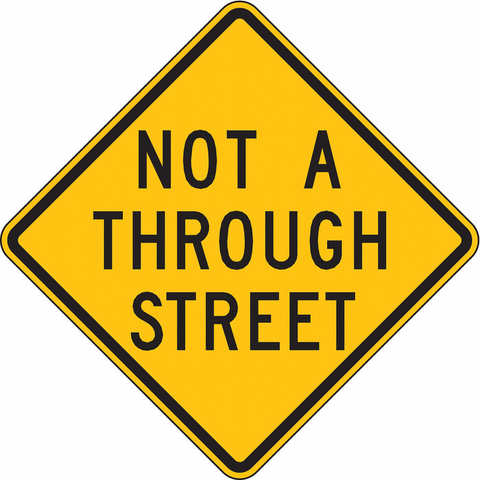 Traffic Sign 24 in x 24 in Yellow