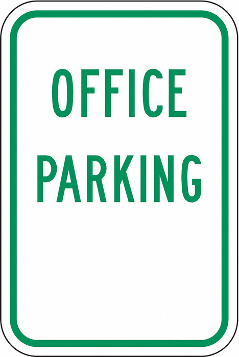 Office Parking Sign 18 x 12 