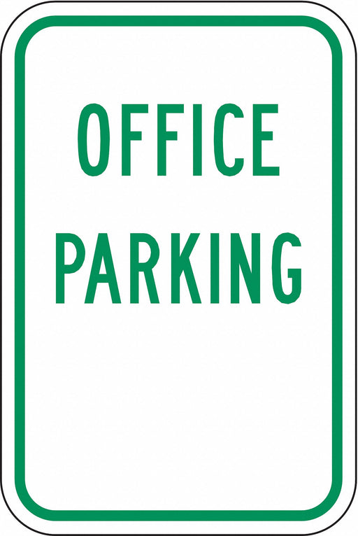 Office Parking Sign 18 x 12 