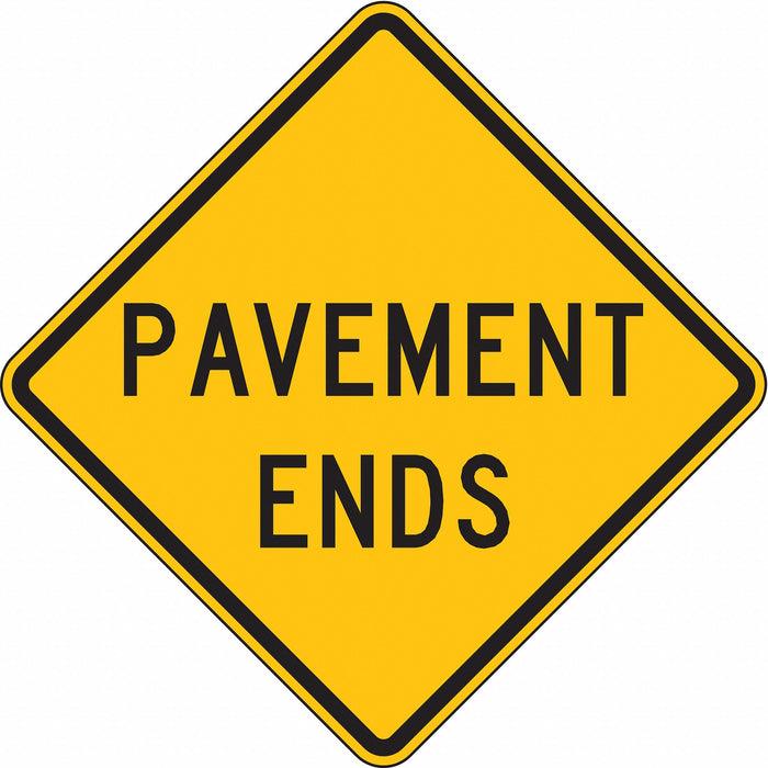 Traffic Sign 24 in x 24 in Yellow