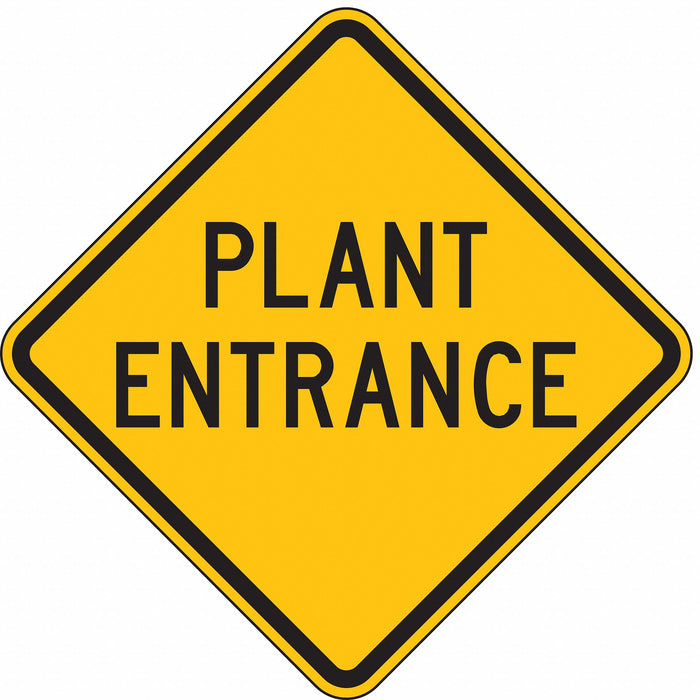 Traffic Sign 24 in x 24 in Yellow