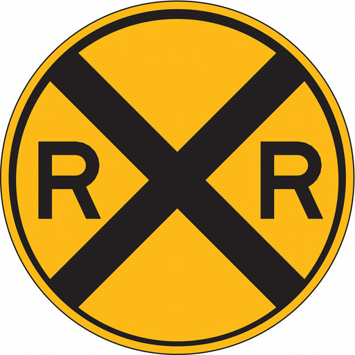 D9728 Traffic Sign 12 in Dia Yellow