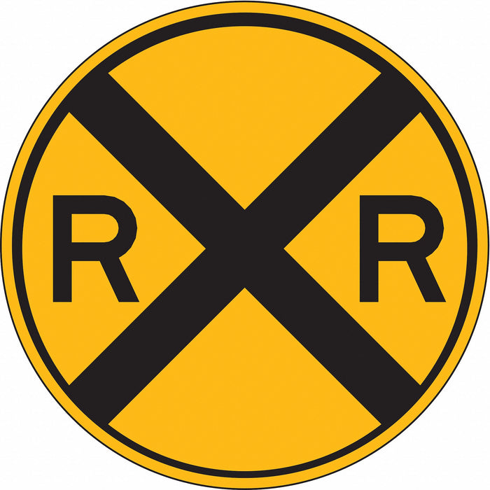 D9728 Traffic Sign 12 in Dia Yellow