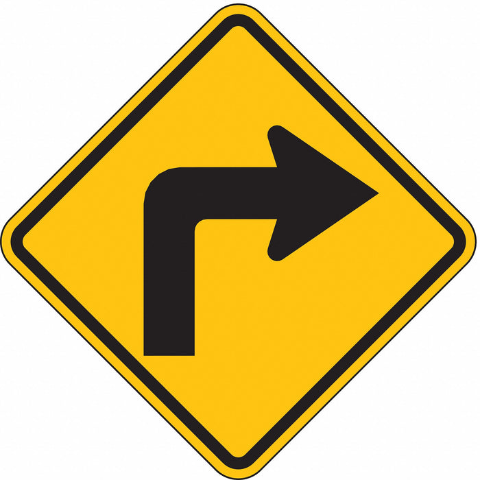 Traffic Sign 24 in x 24 in Yellow