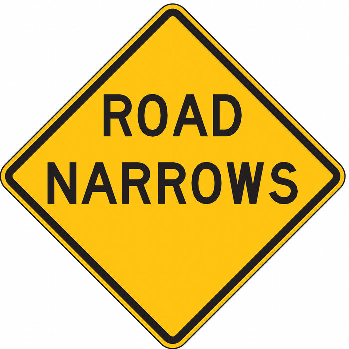Traffic Sign 30 in x 30 in Yellow