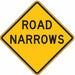 Traffic Sign 30 in x 30 in Yellow