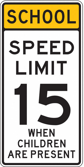Traffic Sign 48 in x 24 in White