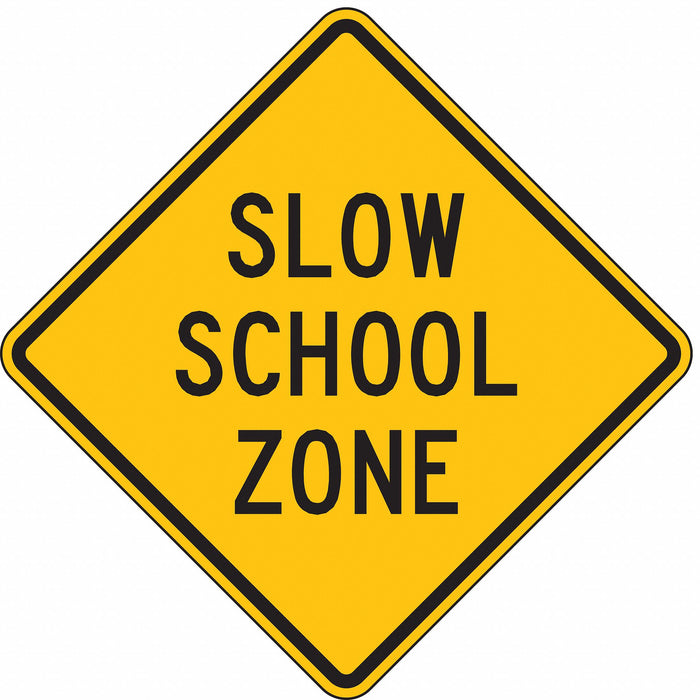 Traffic Sign 24 in x 24 in Yellow