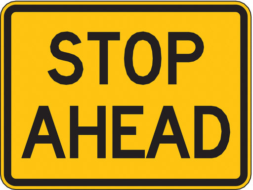 Traffic Sign 18 in x 24 in Yellow