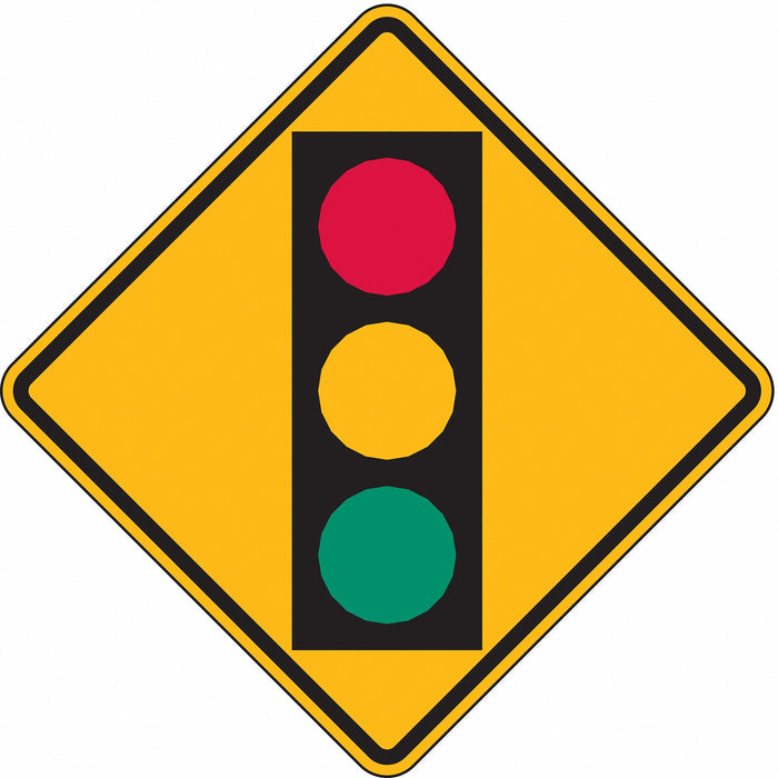 Traffic Sign 18 in x 18 in Yellow